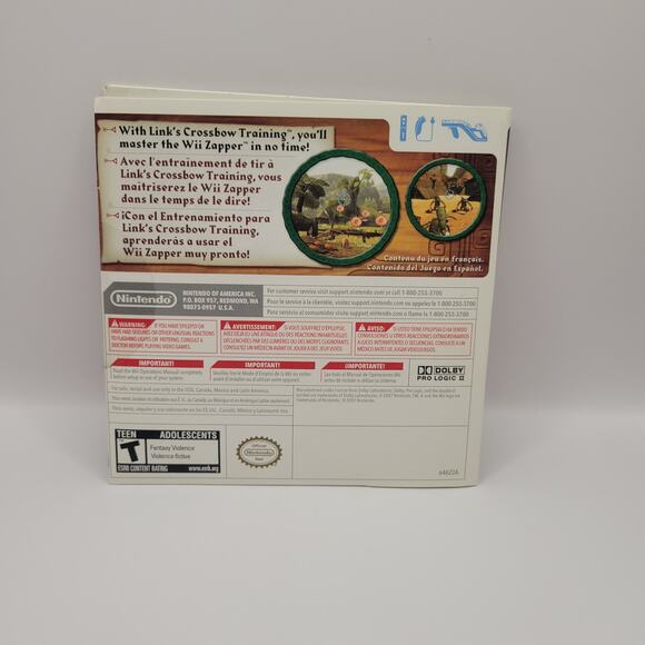 Zelda Link’s Crossbow Training Legend Of Zelda Brand New & Sealed Nintendo Wii - Picture 2 of 3